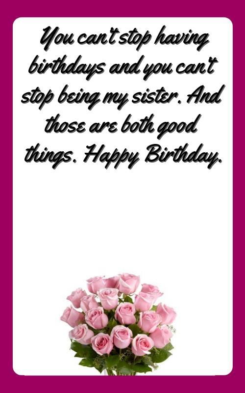 elder sister birthday
